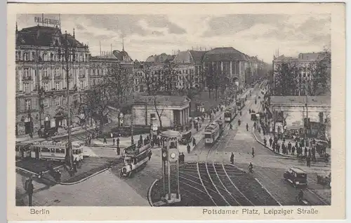 (45212) AK Berlin, Potsdamer Platz, Leipziger Straße, vor 1945