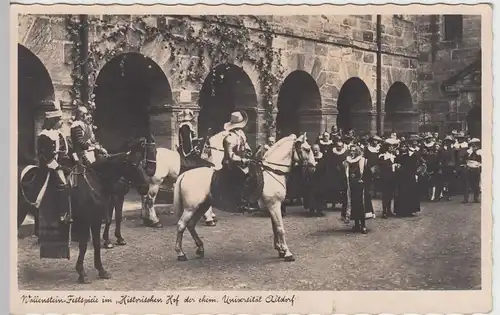 (45192) Foto AK Universität Altdorf, Wallenstein-Festspiele, 1933