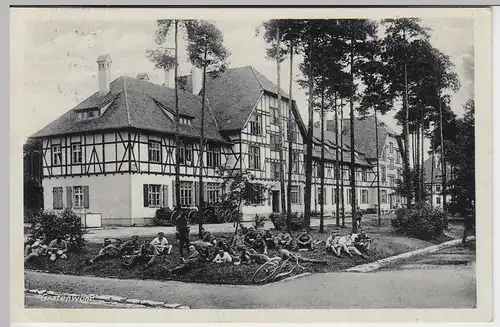 (45187) AK Grafenwöhr, Truppenübungsplatz, Mannschaftslager Baracke 72