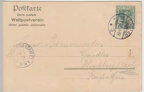 (45140) AK Goslar, Totale, 1902