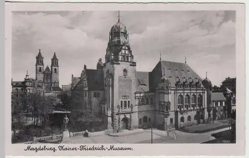 (45105) AK Magdeburg, Kaiser Friedrich-Museum, vor 1945
