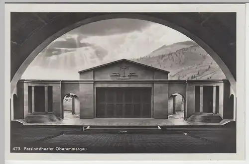(45096) Foto AK Oberammergau, Passionstheater, vor 1945