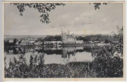 (44909) AK Oberröblingen am See, Gasthof zur Forelle, 1942