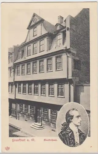 (44517) AK Frankfurt a.M., Goethehaus, 1907