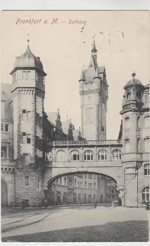 (44515) AK Frankfurt a.M., Rathaus, 1907