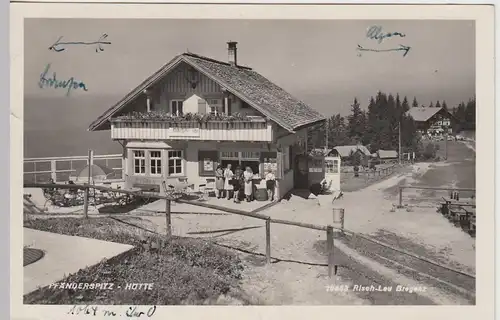 (44452) Foto AK Pfänderspitze-Hütte, 1942