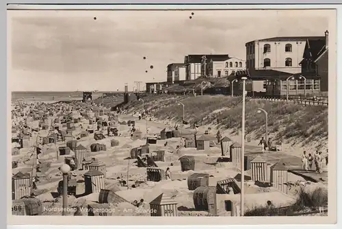 (44147) Foto AK Nordseebad Wangerooge, Am Strande, 1943