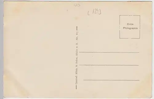 (44145) Foto AK Halle a.d. Saale, Blick v.d. Trothaer Felsen, vor 1945