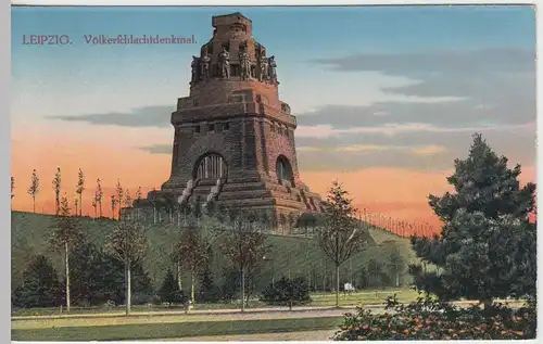 (44094) AK Leipzig, Völkerschlachtdenkmal, vor 1945