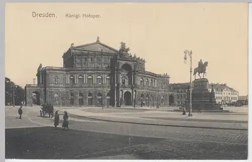 (44093) AK Dresden, Königl. Hofoper, vor 1945