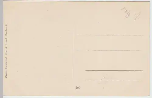 (44083) AK Sächsische Schweiz, Schrammsteine, Blick v. Gratweg, 1918