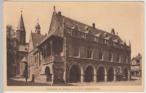 (44014) AK Goslar, Rathaus, 1927