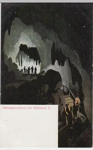 (43962) AK Rübeland, Harz, Hermannshöhle II., 1910er