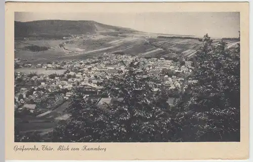 (43858) AK Gräfenroda, Thür., Panorama vom Kammberg, vor 1945