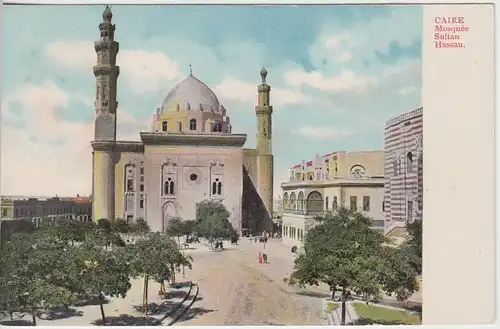 (43820) AK Kairo, Sultan-Hasan Moschee, bis um 1905