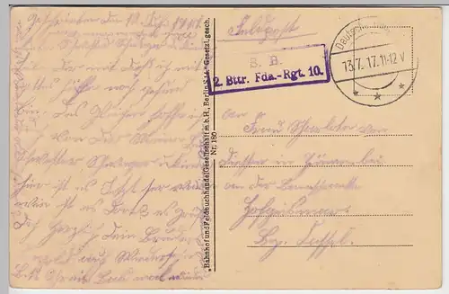 (43812) AK Nisch, Nis, Serbien?, Festung, Zitadelle, Feldpost 1917