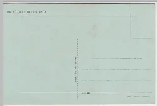 (43797) AK Grotte di Postumia, Postojna, Pivka, vor 1945, 8 Karten im Set