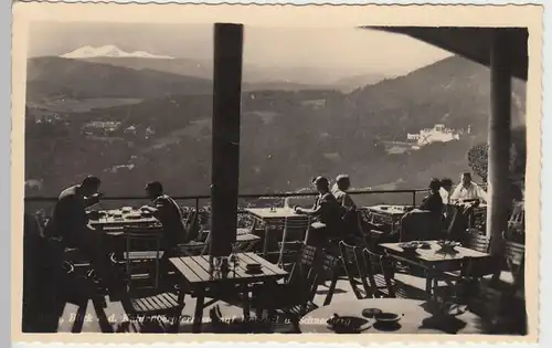 (43795) Foto AK Döbling, Wien, Kahlenbergterrasse, Schneeberg 1942