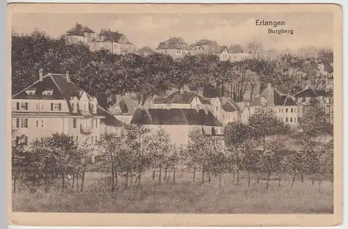 (43716) AK Erlangen, Burgberg, Feldpost 1918