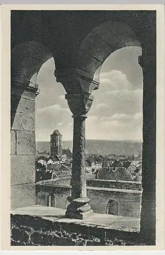 (43699) AK Bad Hersfeld, Blick zur Stadtkirche, nach 1945