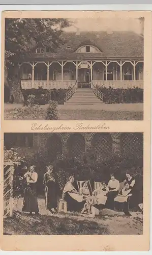 (43579) AK Erholungsheim Radensleben, Mehrbild 1919