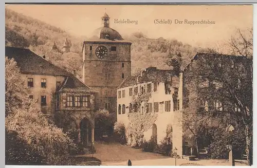 (43560) AK Heidelberg, Schloss, Rupprechtsbau, vor 1945