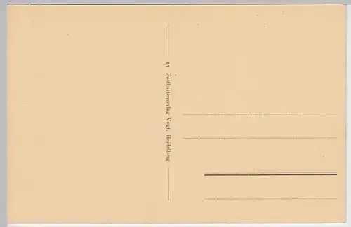 (43560) AK Heidelberg, Schloss, Rupprechtsbau, vor 1945