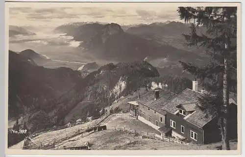 (43417) Foto AK Vorderkaiserfeldenhütte, Kaisergebirge, Tirol, vor 1945