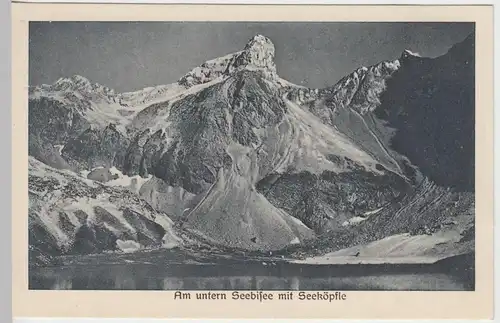 (43380) AK Unterer Seewisee, Seeköpfel, vor 1945