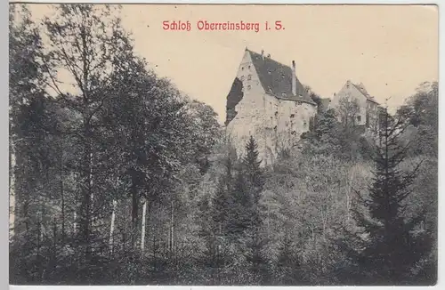 (43341) AK Rheinsberg, Schloss Oberreinsberg, vor 1945