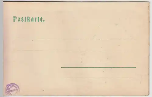 (43324) AK Weimar, Goethes Gartenhaus, Reliefkarte, bis um 1905