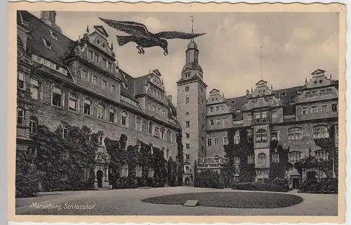(43314) AK Merseburg, Schlosshof 1938