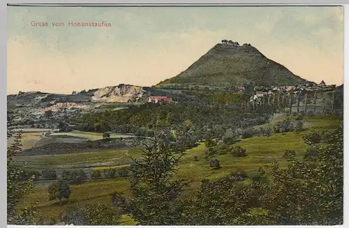 (43264) AK Gruß vom Hohenstaufen 1908