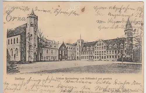 (43246) AK Itzehoe, Schloss Breitenburg 1908