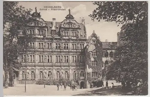 (43210) AK Heidelberg, Schloss, Friedrichsbau 1912