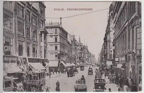 (43197) AK Berlin, Friedrichstraße 1908
