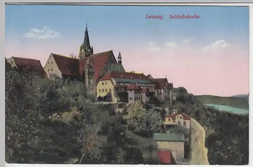 (43173) AK Leisnig, Schlossstraße, Kirche St. Matthäi 1929