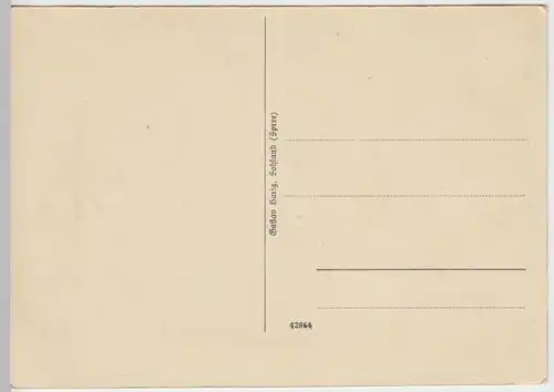 (43161) Künstler AK Sohland an der Spree um 1830, Karte von 1922