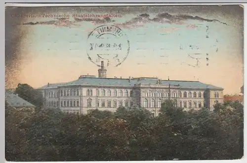 (43093) AK Chemnitz, Technische Staatslehranstalten 1912