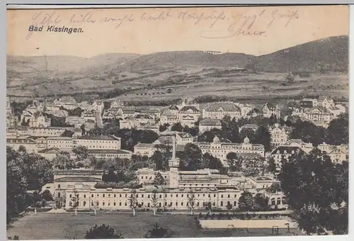 (43020) AK Bad Kissingen, Panorama 1924