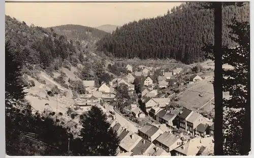 (42823) Foto AK Katzhütte, Oelze, Panorama 1960