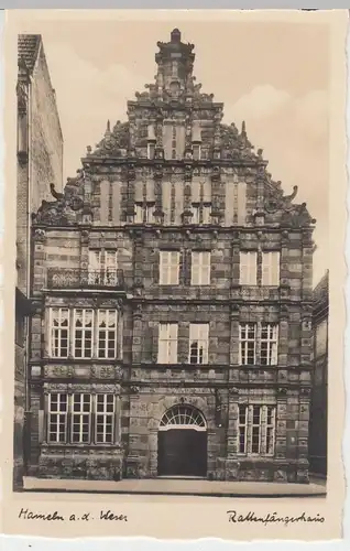 (42812) Foto AK Hameln, Rattenfängerhaus, vor 1945