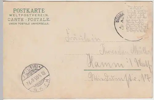 (42779) AK Friedrichroda, Marienglashöhle, Inneres 1905