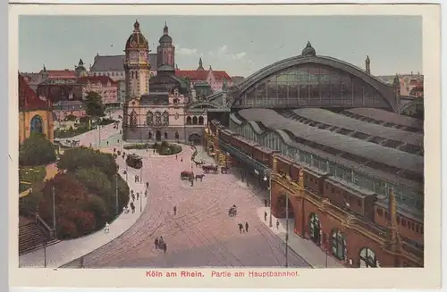 (42614) AK Köln, Hauptbahnhof 1925