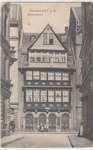 (42611) AK Frankfurt am Main, Rothschildhaus, um 1907
