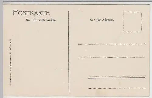 (42601) AK Frankfurt am Main, Rathaus, Einheitsdenkmal, vor 1945