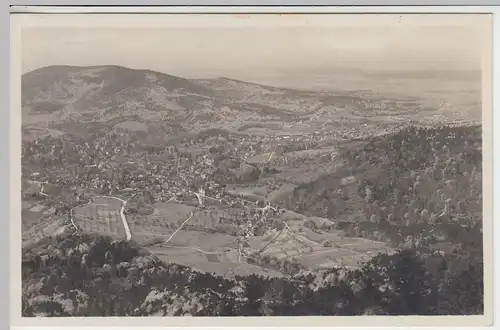 (42418) Foto AK Baden-Baden, Blick vom Merkur 1933