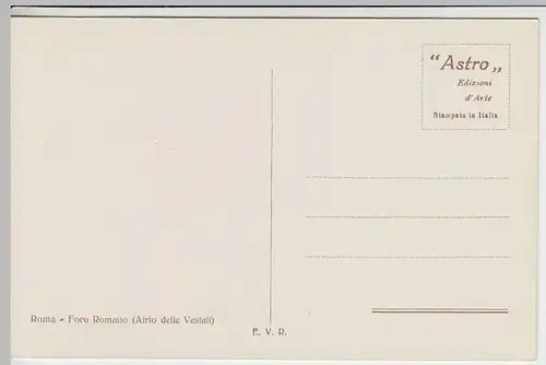 (42249) Künstler AK Rom, 6 Karten aus Serie