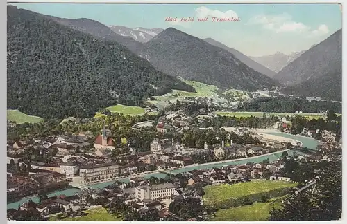 (42244) AK Bad Ischl, Trauntal, Panorama, um 1906