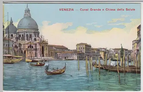 (42237) AK Venezia, Venedig, Canal Grande, Chiesa della Salute, v. 1945